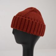 American Retro Wool Hat, Unisex Autumn Winter Warm Wool Blend Knitted Hat, Street Style Sailor Cold Weather Hat - Image 3